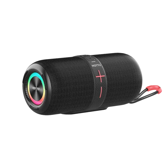 HOTTU BS02 Bluetooth Speaker – RGB Lights & Deep Bass