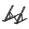 Foldable Aluminium Laptop Stand Black