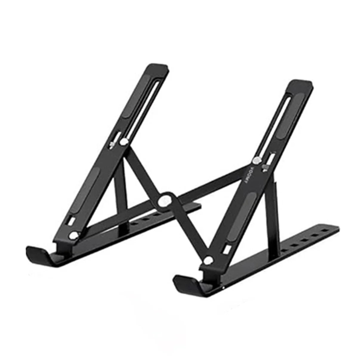 Foldable Aluminium Laptop Stand Black